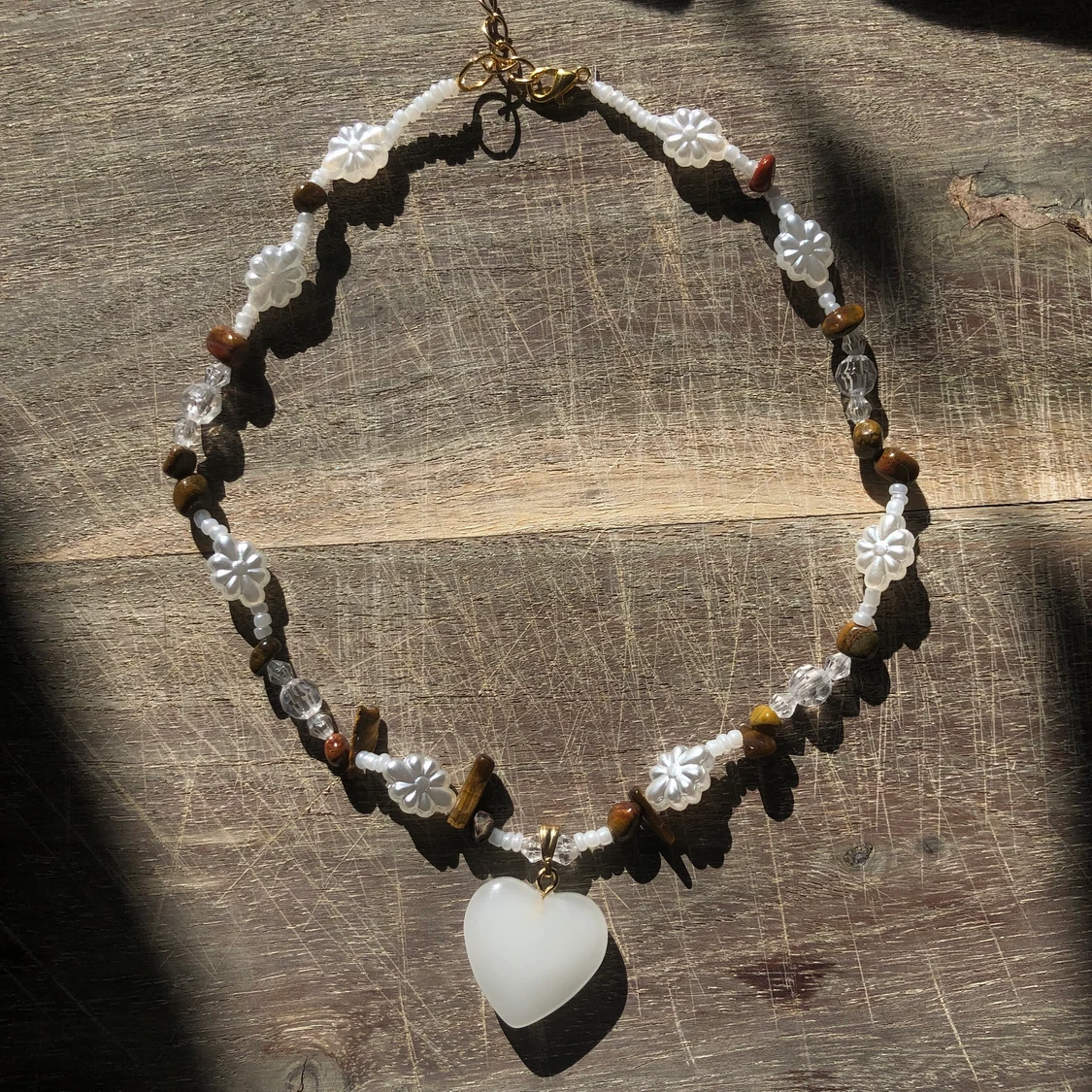 Halsband med tigeröga  - 91