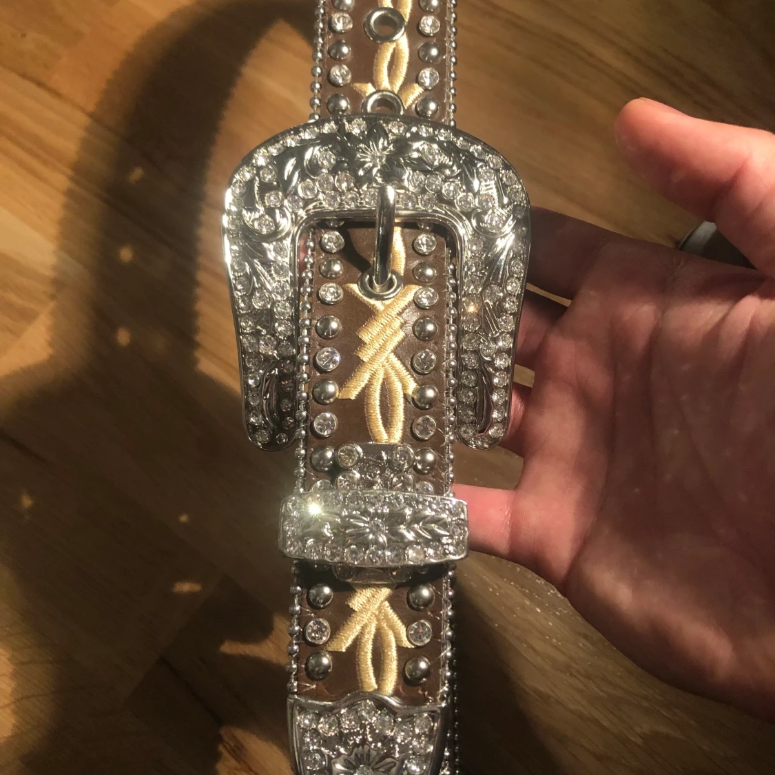 Rhinestone bälte - 90