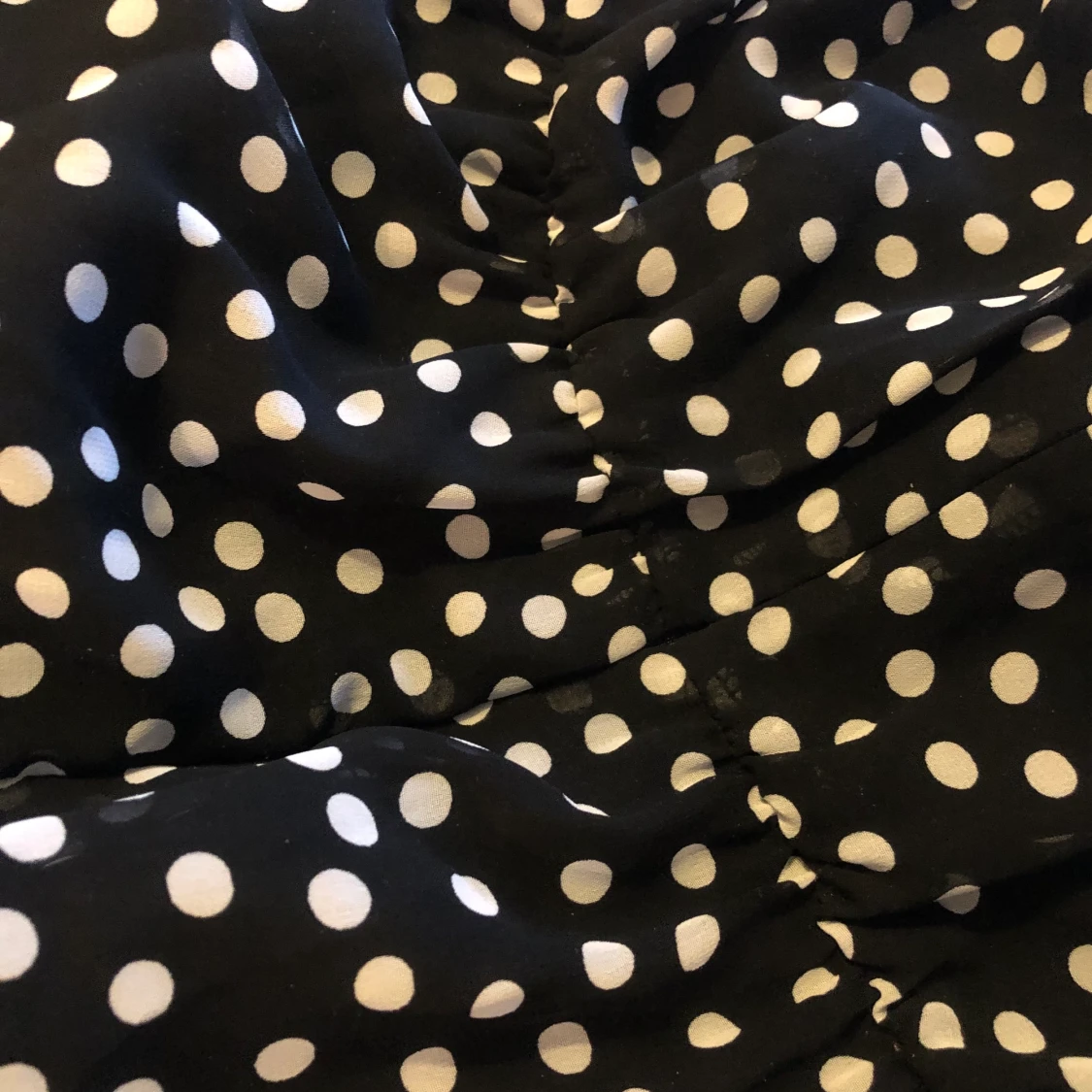 Black dress with white polkadots - 91