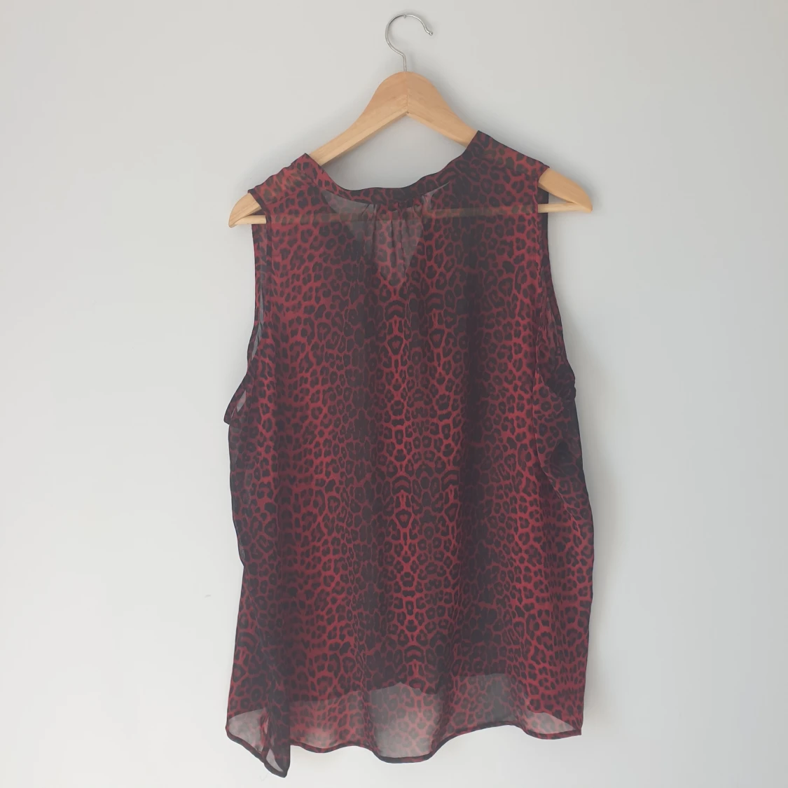 Genomskinlig skjorta utan ärmar - 90