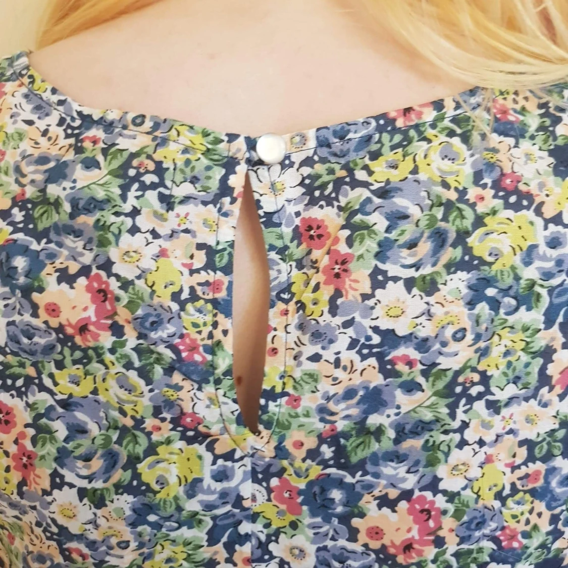 Blommig crop top - 91