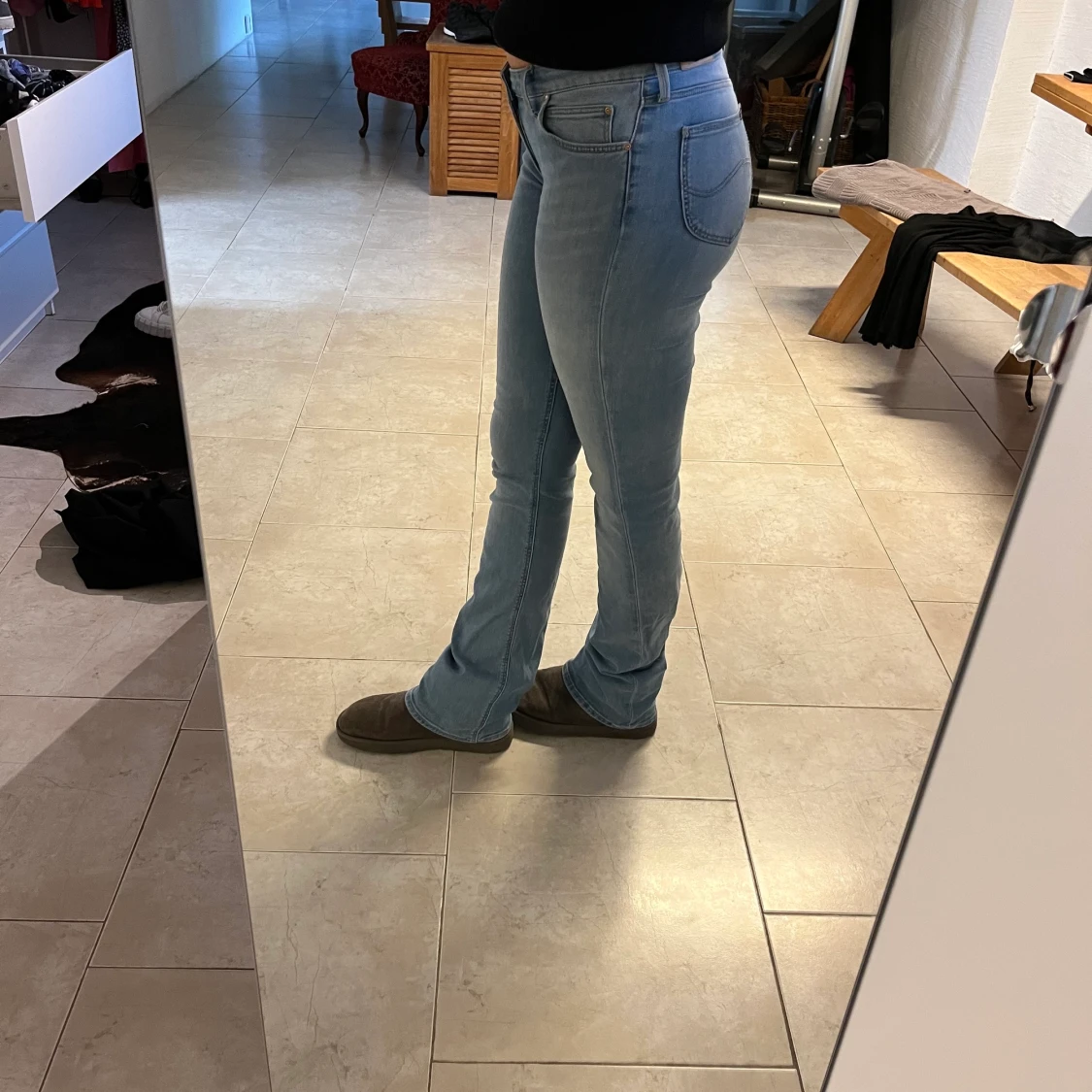 Lågmidjade jeans  - 90