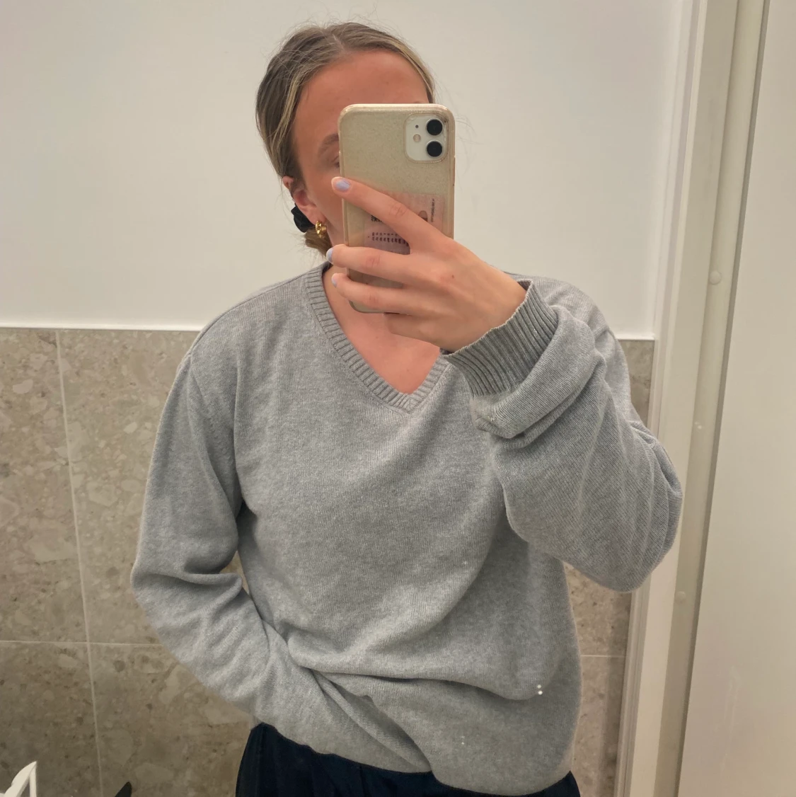 Oversised stickad tröja 