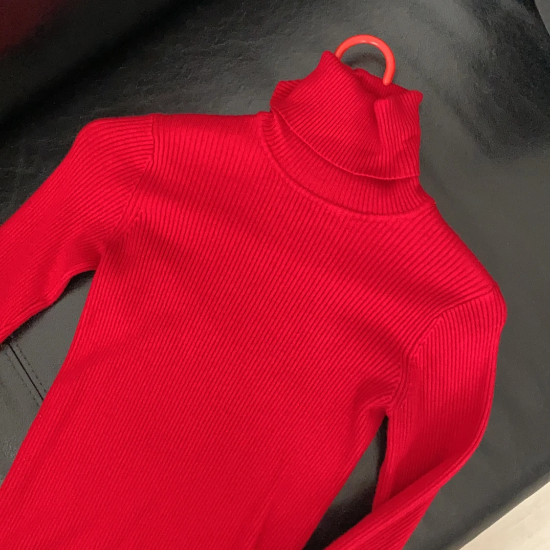 Röd polo tröja - 90