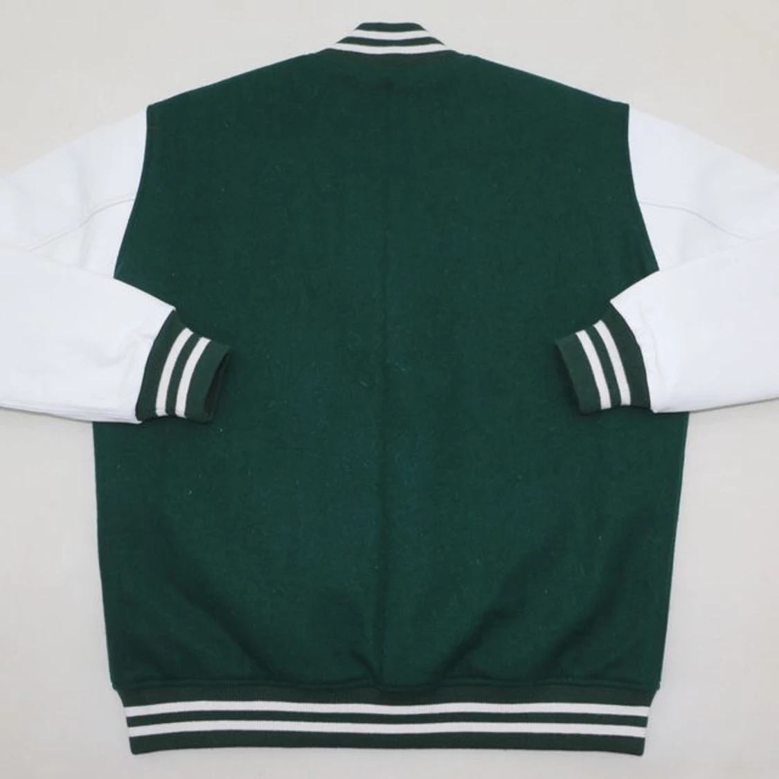 Varsity jacket vit och grön  - 90