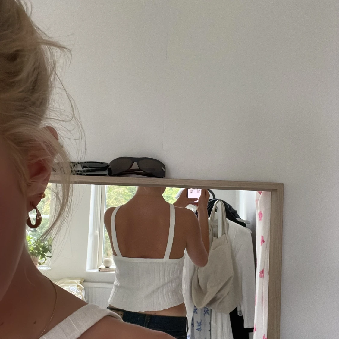 Vitt korsat linne  - 90