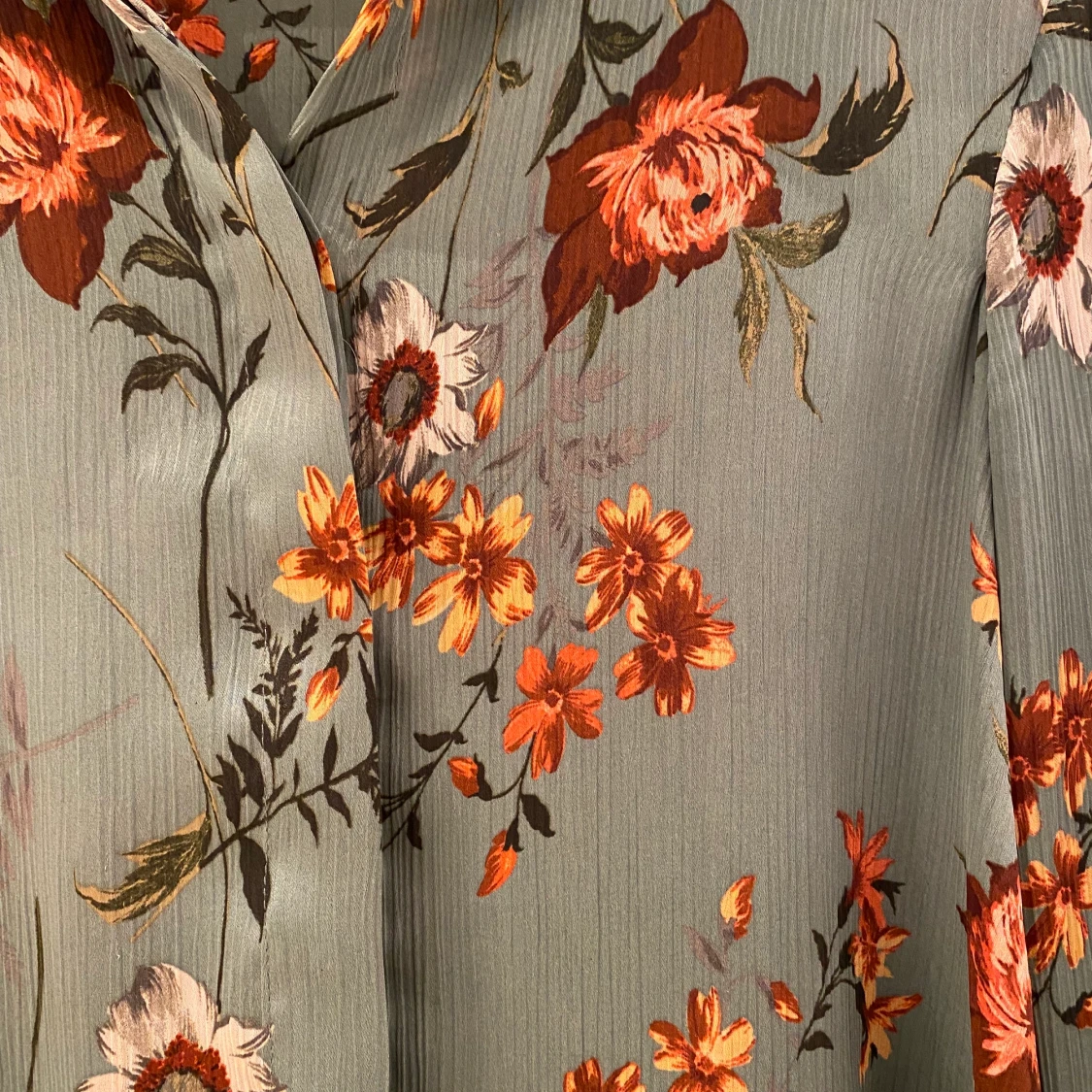 Blommig skjorta  - 90