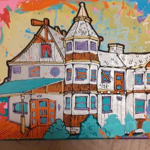 Kråkslott - Fint litet kråkslott säljes. 3 våningar och uteplats