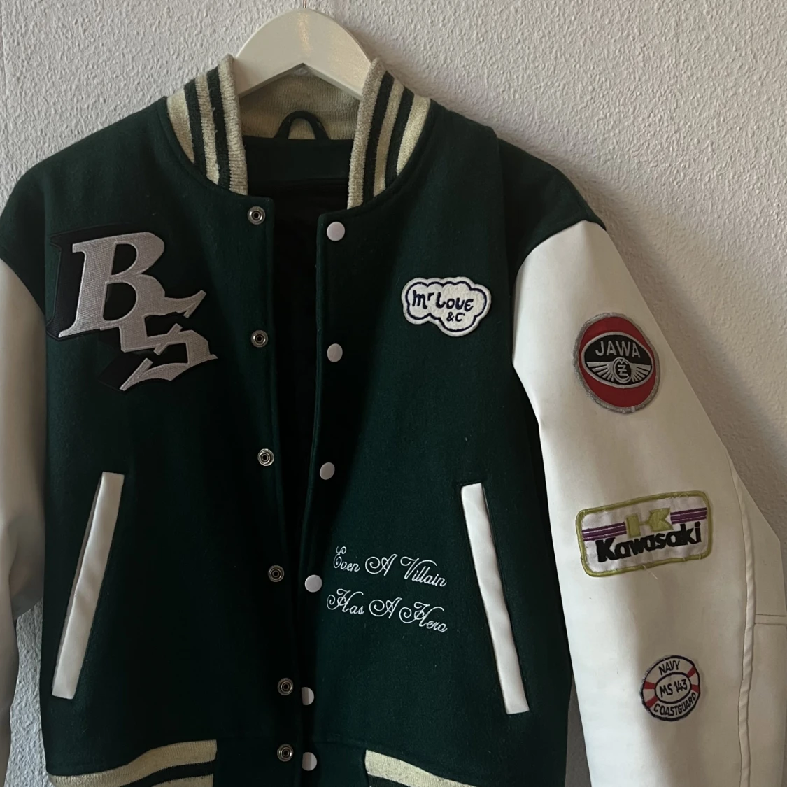 Bad son varsity jacket 