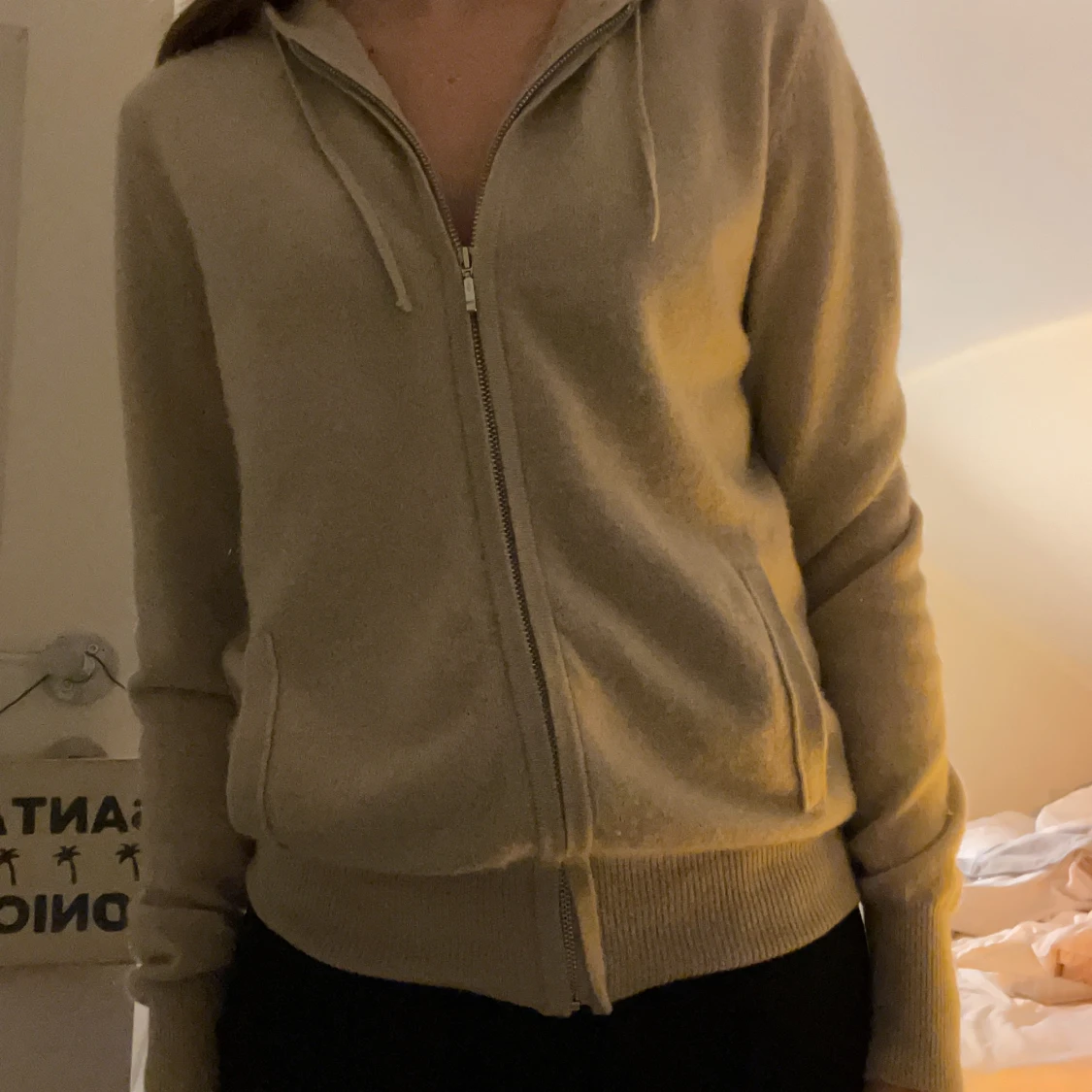 Soft goat zip up hoodie - 91