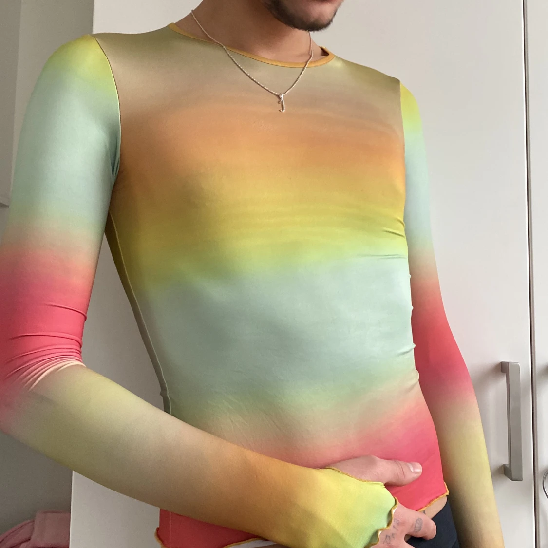 Färgglad fierce topp  - 90