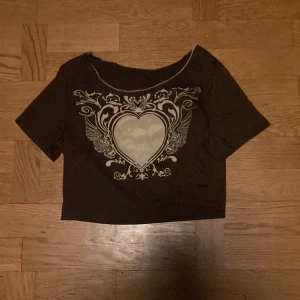 crop top med tryck  - Crop top med tryck storlek S från shein 