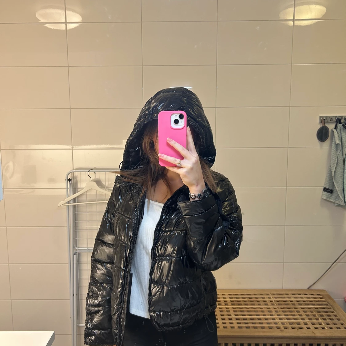 Glansig dunjacka - 90