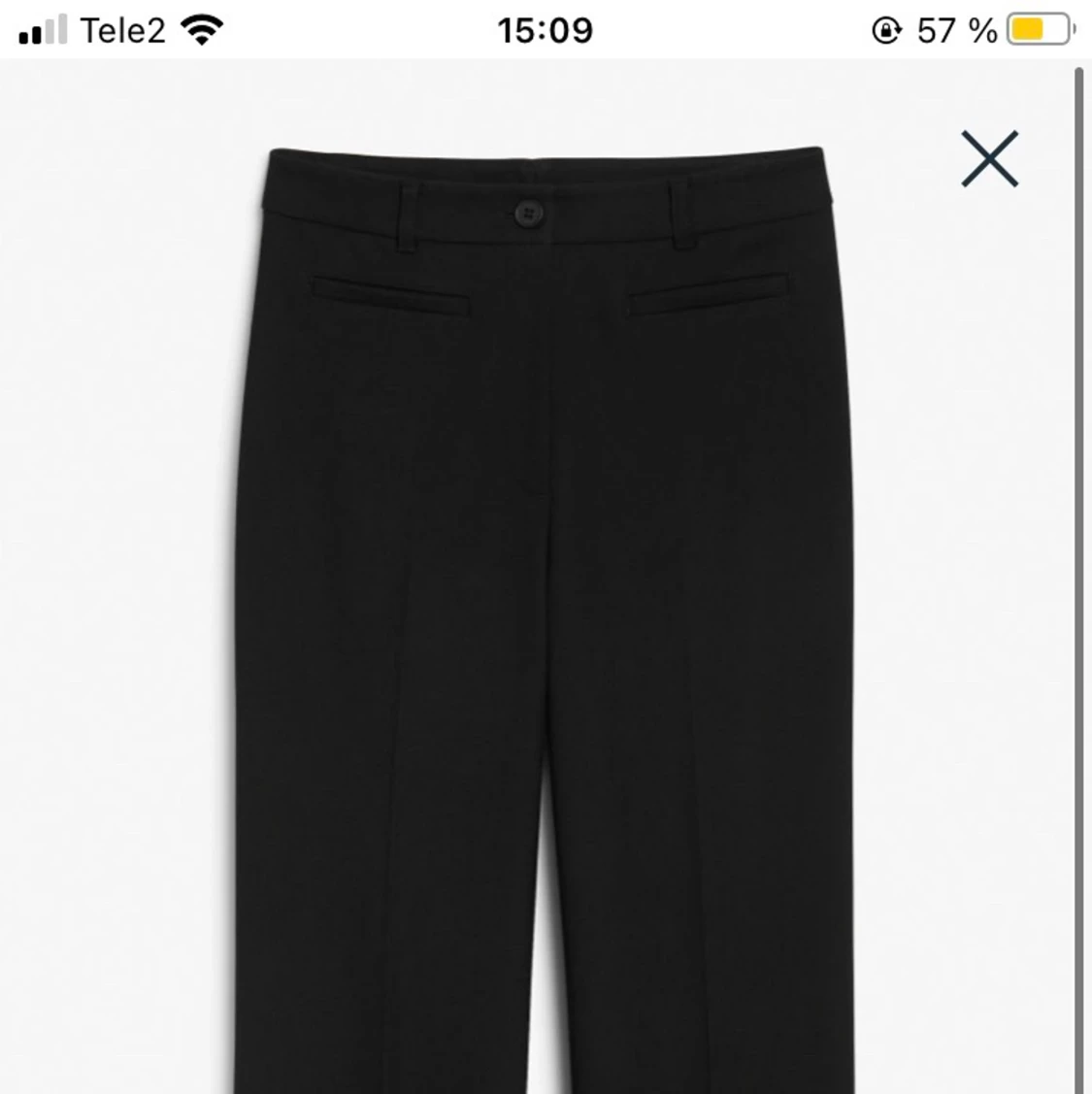 Svarta kostymbyxor monki - 91