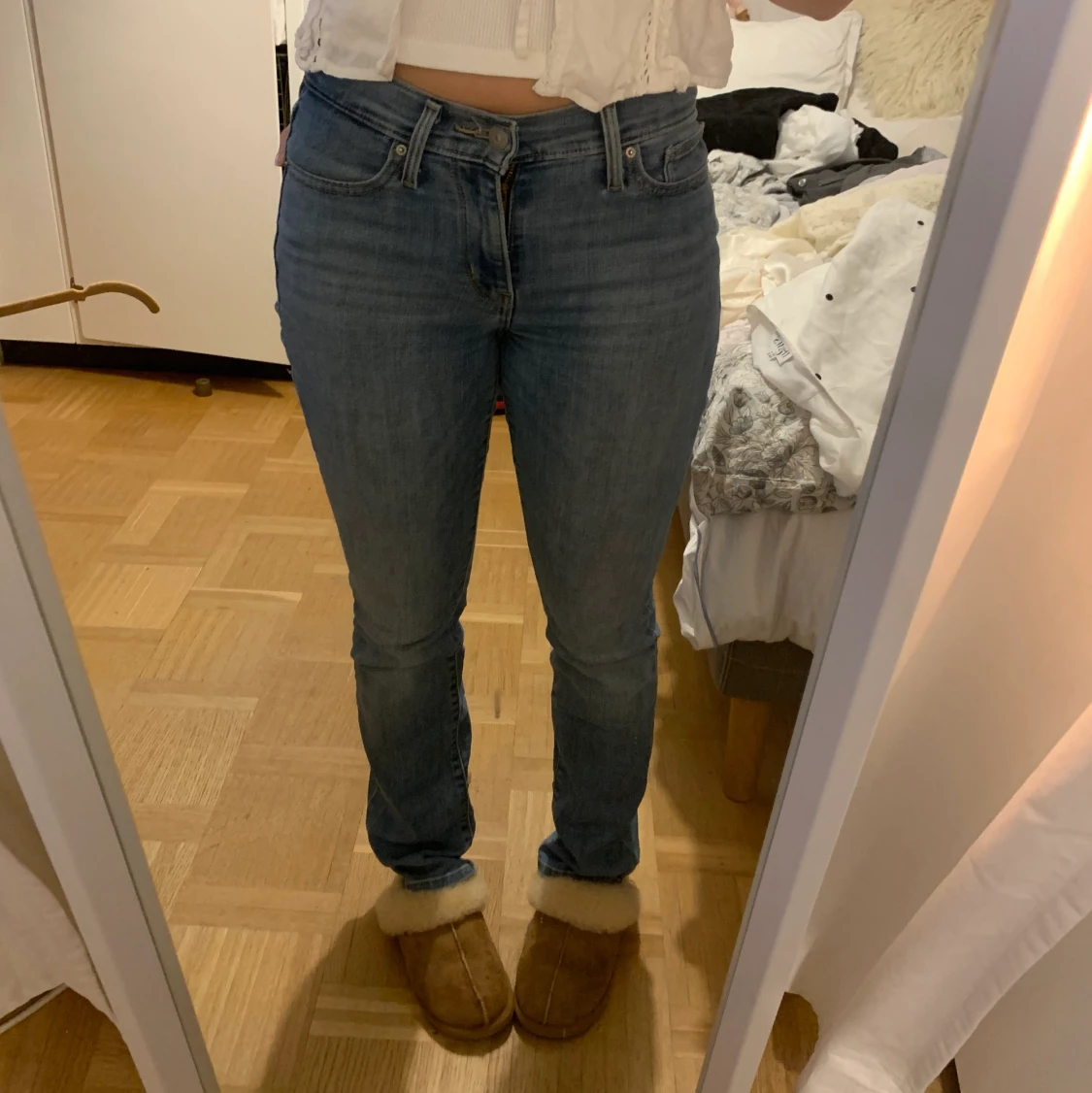 Lågmidjade levis bootcut - 90