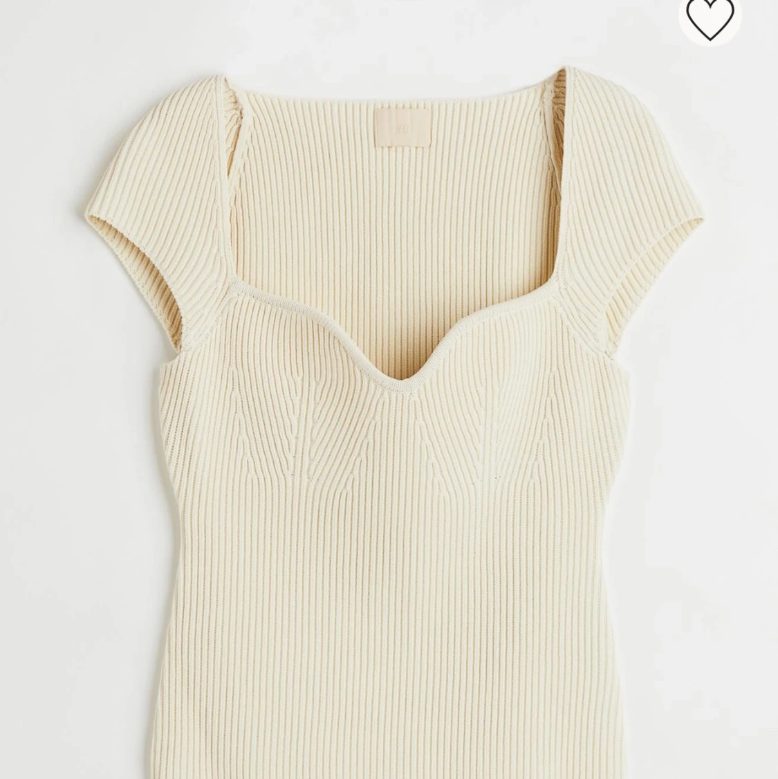 Stickad topp från H&M