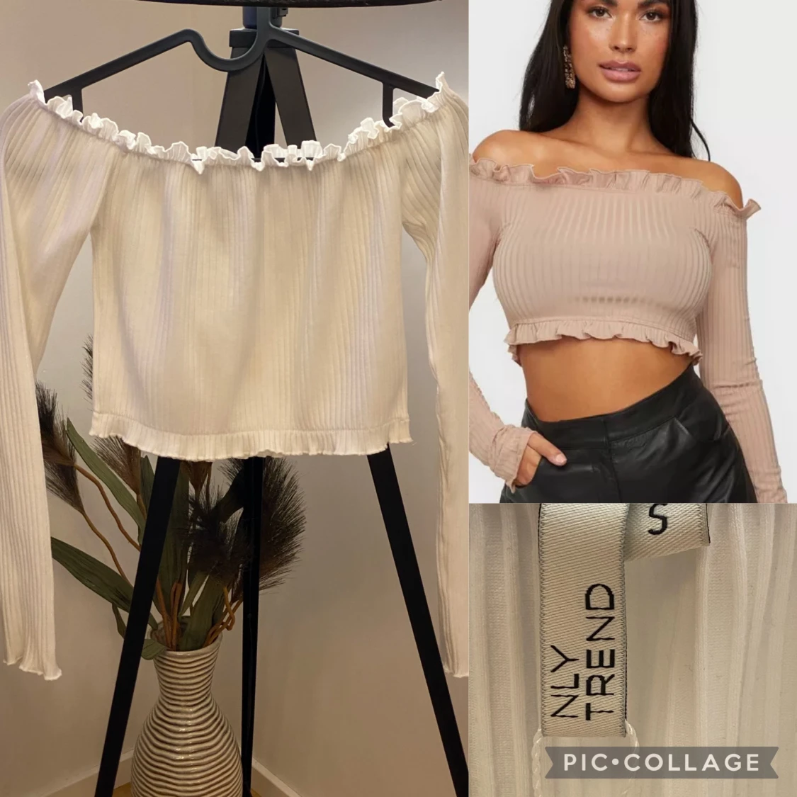 Off shoulder blus