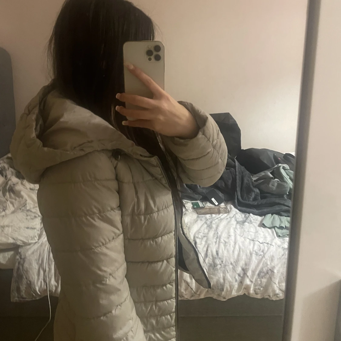 Beige Dunnjacka  - 91