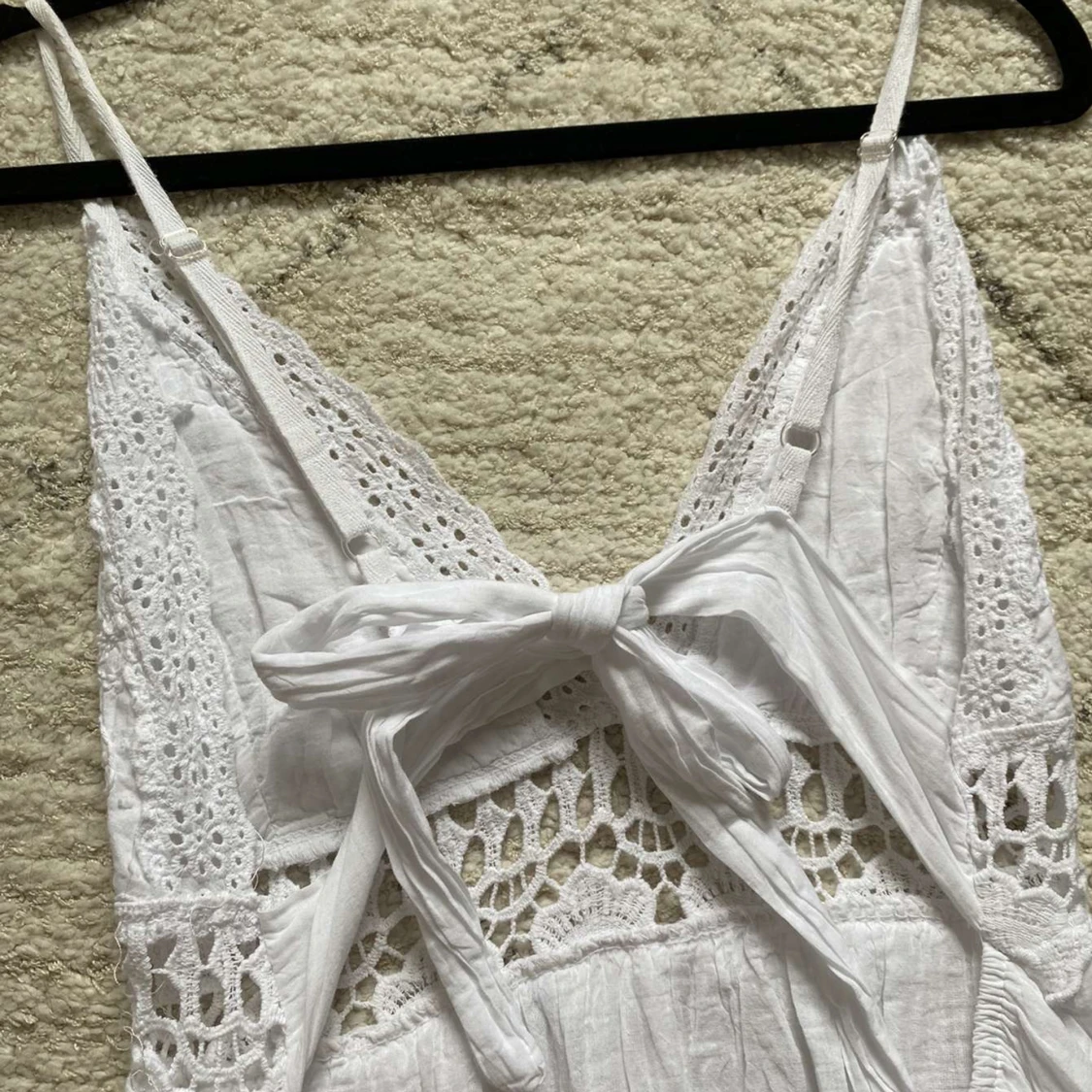 Vit sommarklänning  - 91