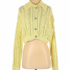 Zara kofta gul - Helt slutsåld och perfekt skick, bara använd 2-3 gånger. 