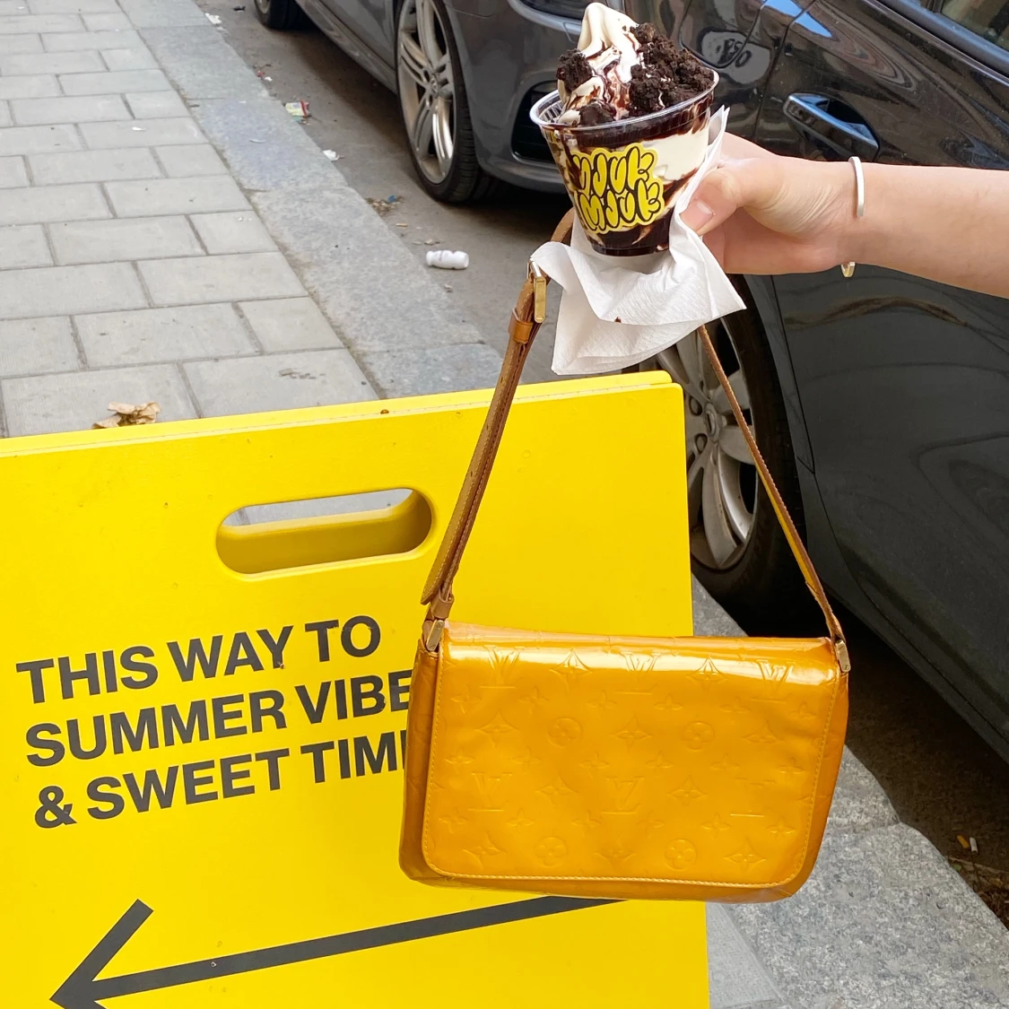 Louis Vuitton Vernis Thompson bag vintage 