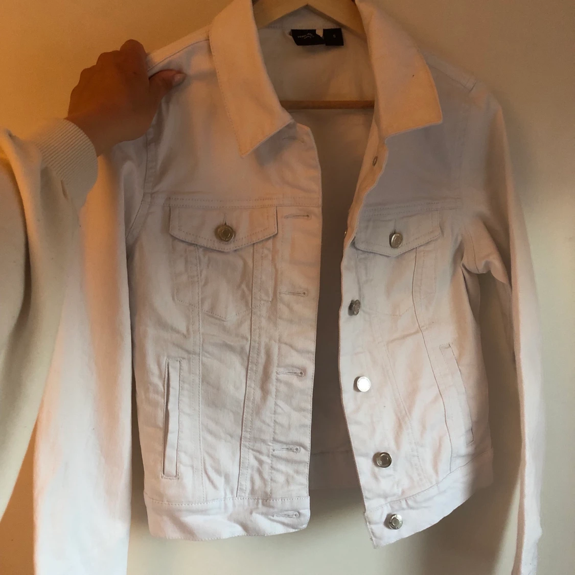Vero Moda, vit jeansjacka, strl S - 91