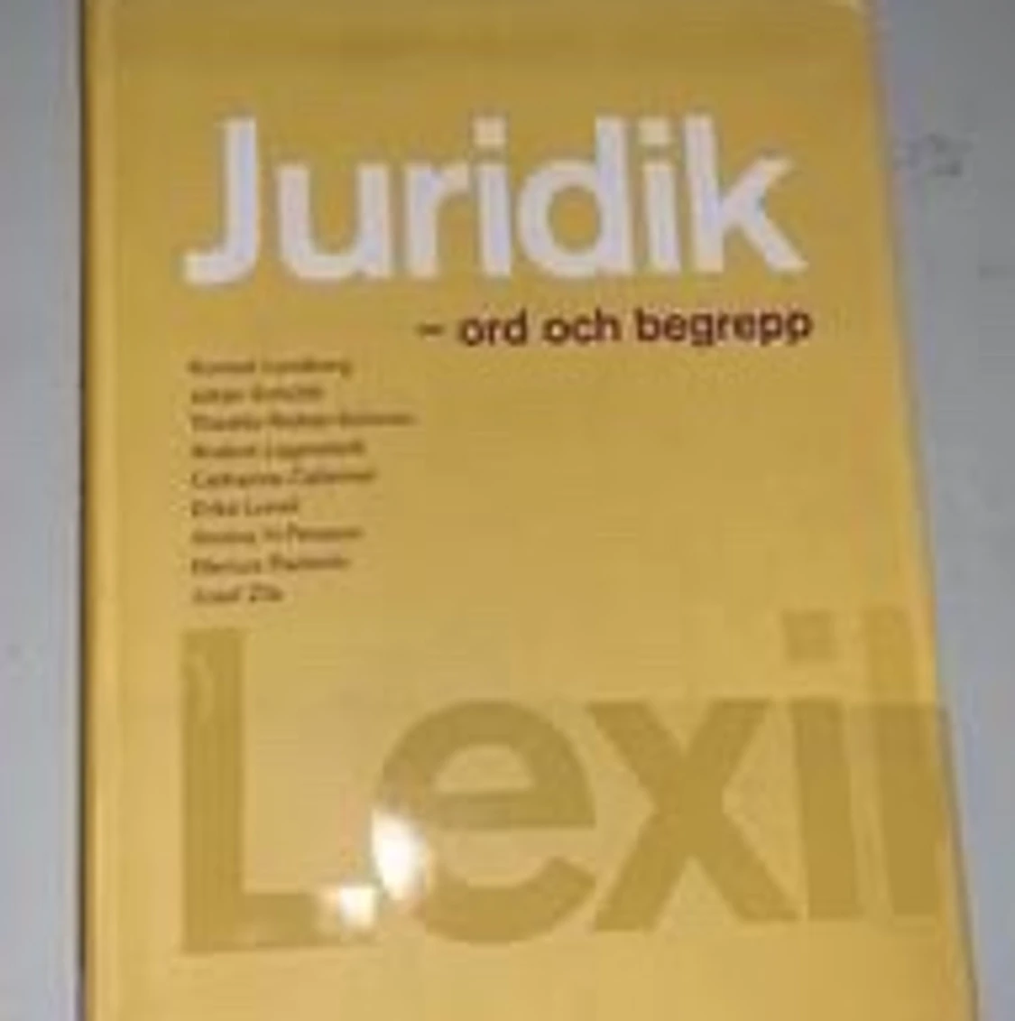 Juridik- ord och begrepp