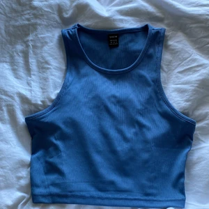 Blå topp - GRATIS FRAKT!💗Jättefin blå topp köpt från shein som jag aldrig använt!💞 