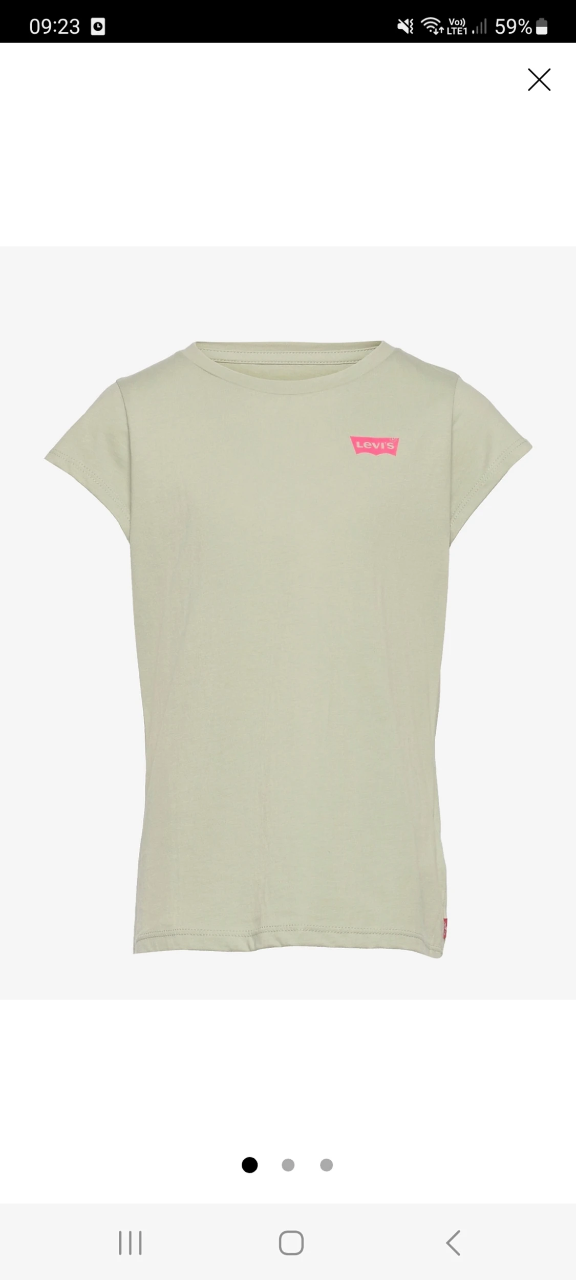 Levi's tshirt + mumin leggings strl. 116 - 90