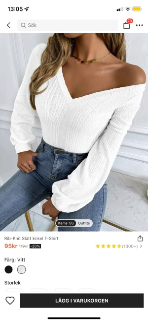 Tight stickad tröja - Tight stickad tröja, den är lite kort i modellen också, ganska tunn