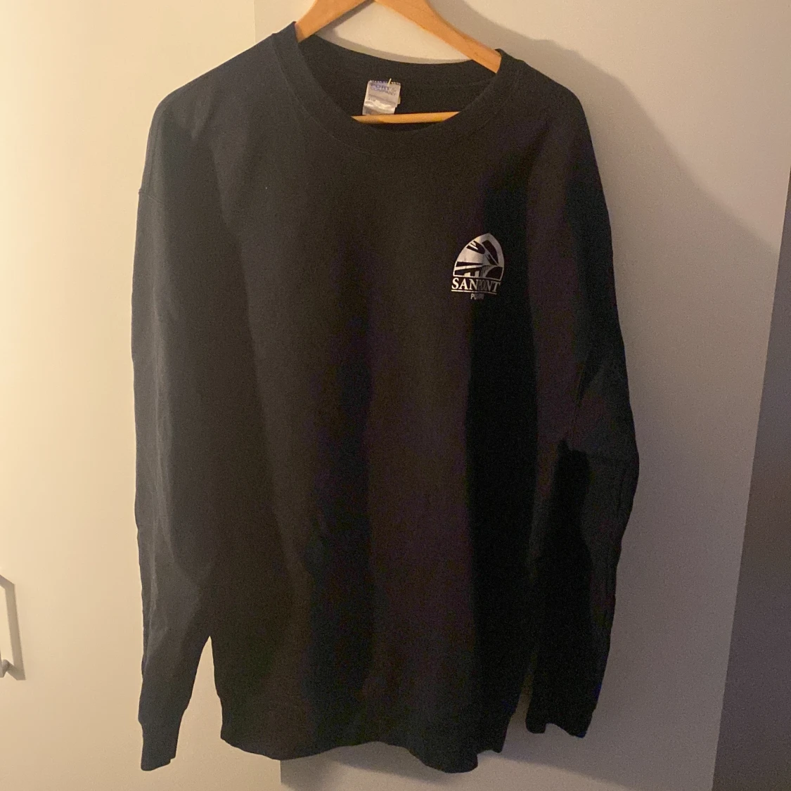 2XL svart sweatshirt