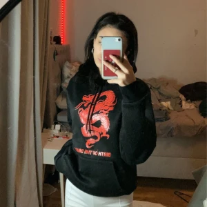 Hoodie - Säljer en helt oanvänd hoodie från shien. Väldigt snygg med trycket men inget jag har haft användning för tyvärr.💗