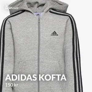 Helt ny Adidas kofta storlek M. Nypris 550, säljer för 150+100kr frakt 