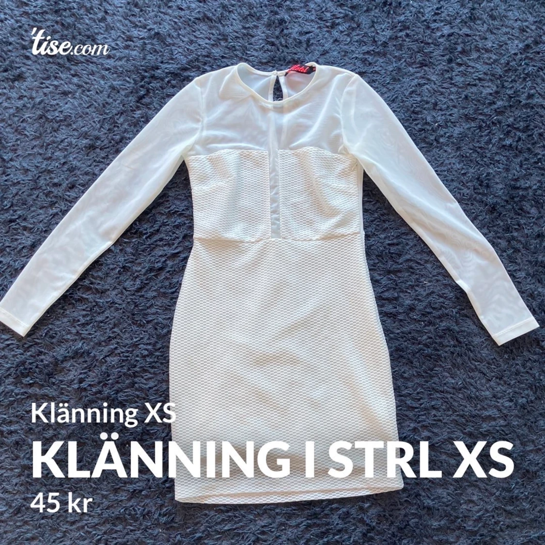 Klänning strl XS