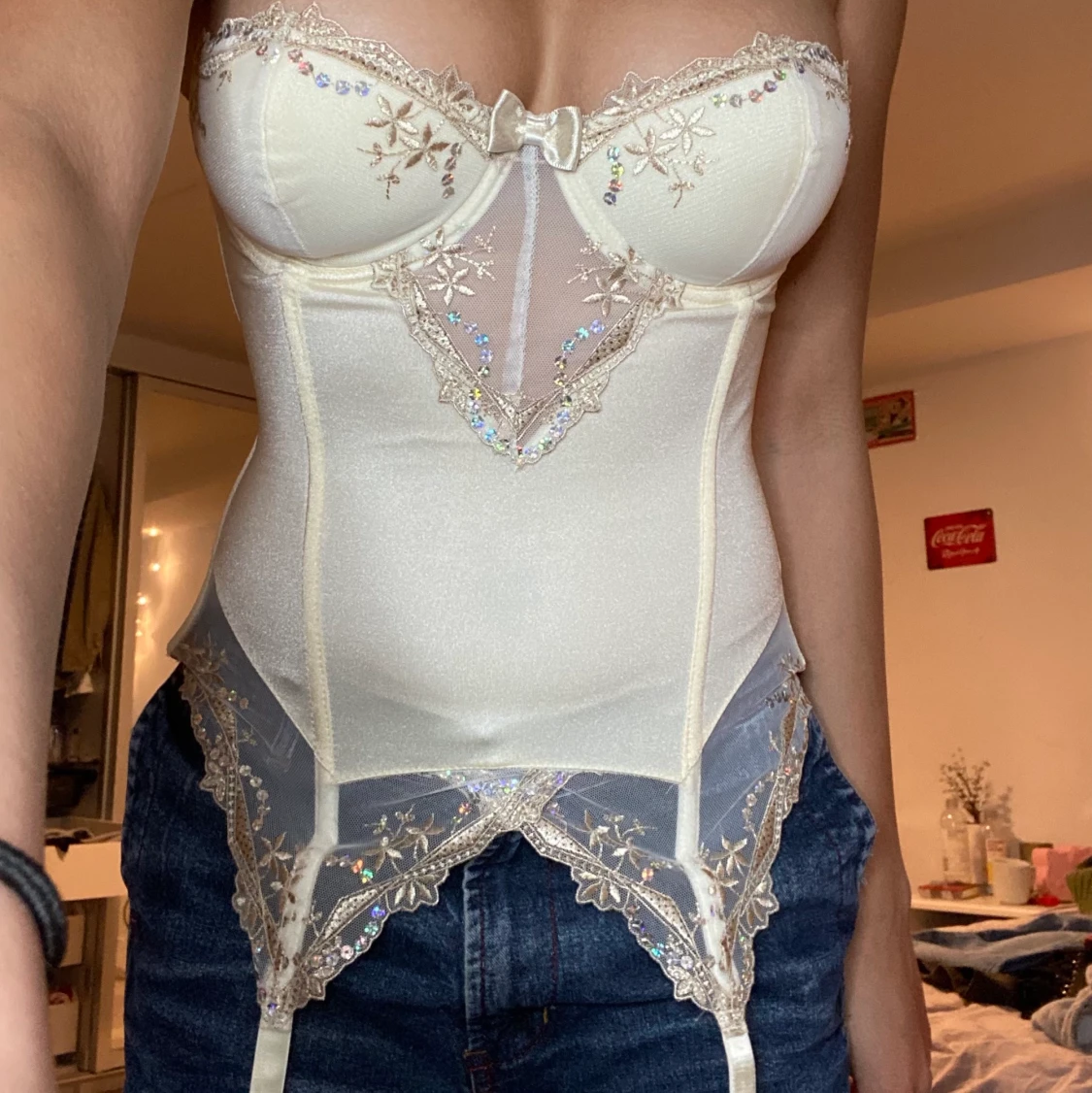 Vit korsett - 91