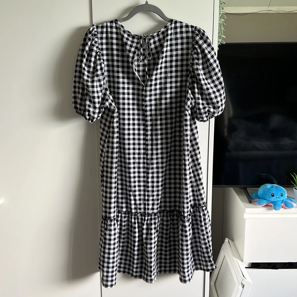 Rutig klänning  - 90