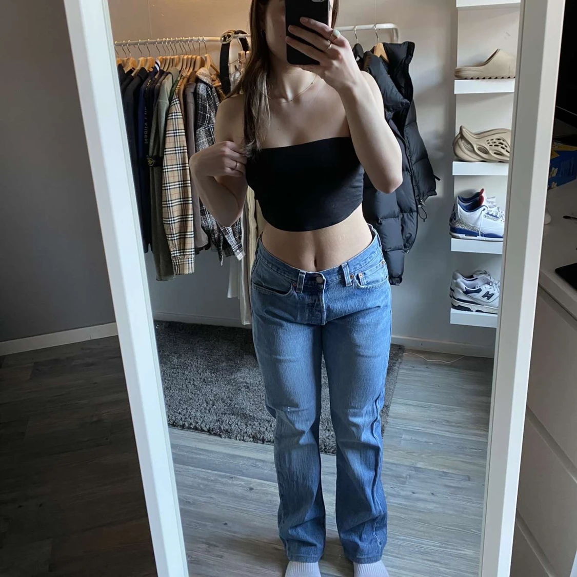Lågmidjade Levis jeans 