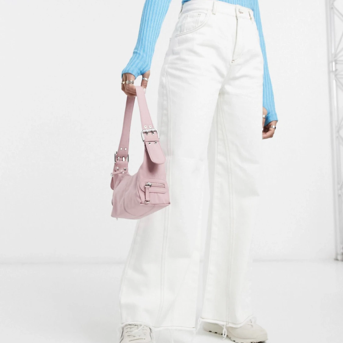 Rosa lila handväska  - 91