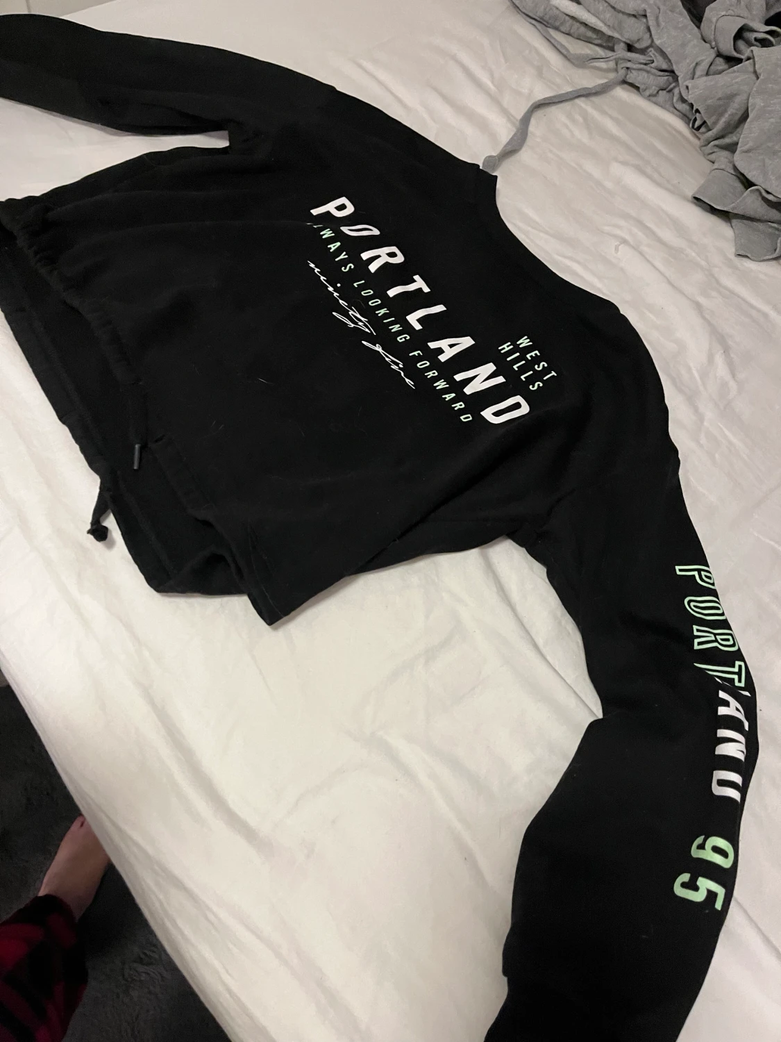 Sweatshirt med snöre