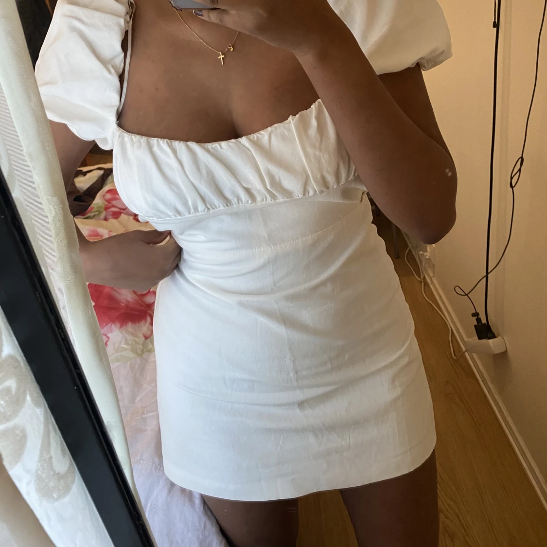 Vit klänningen - 90