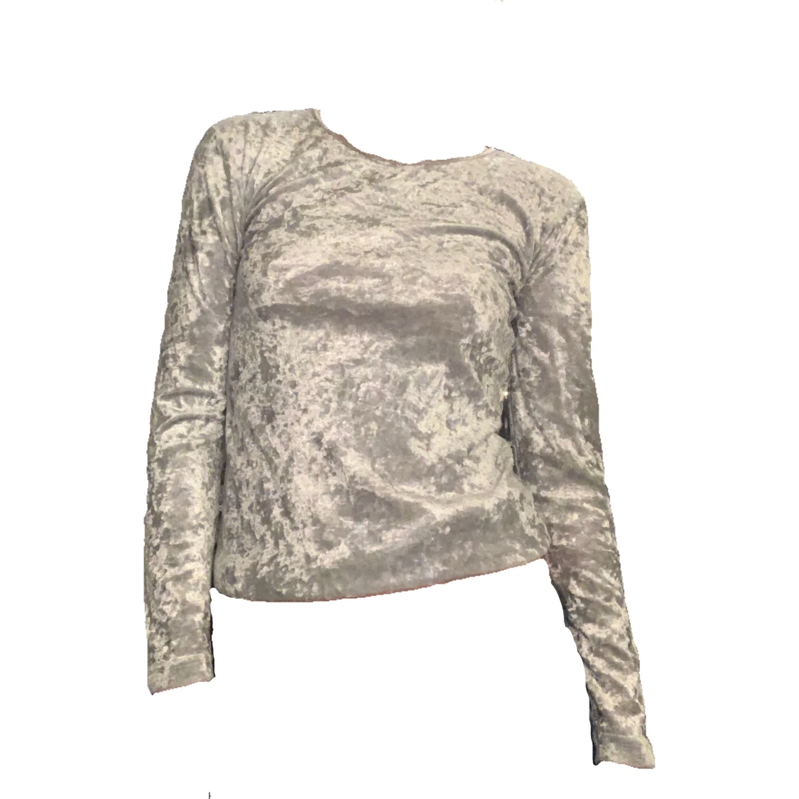 Silverskimmrande tröja