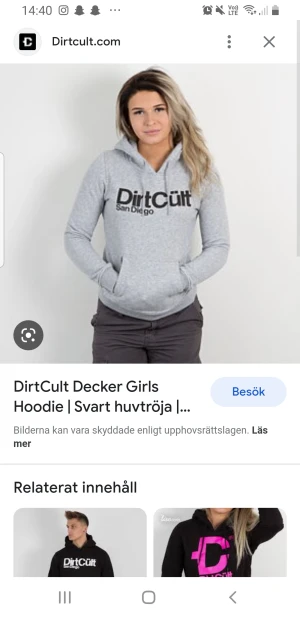 Dirtcult hoddie  - Som ny