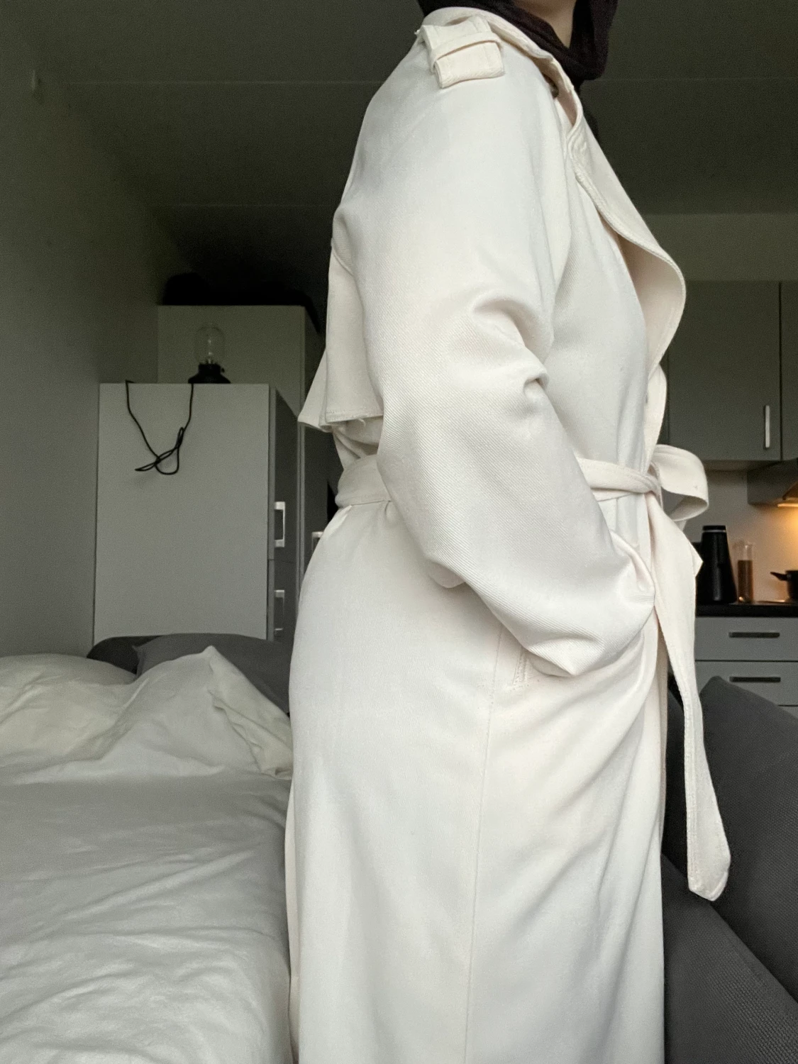 French coat white  - 90