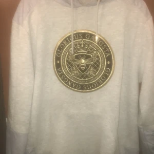 Glourius gangsta hoodie  - Köpte den för en månad sen har knappt använt den för de inte är min stil men annars ser den bra ut köpt för 600kr
