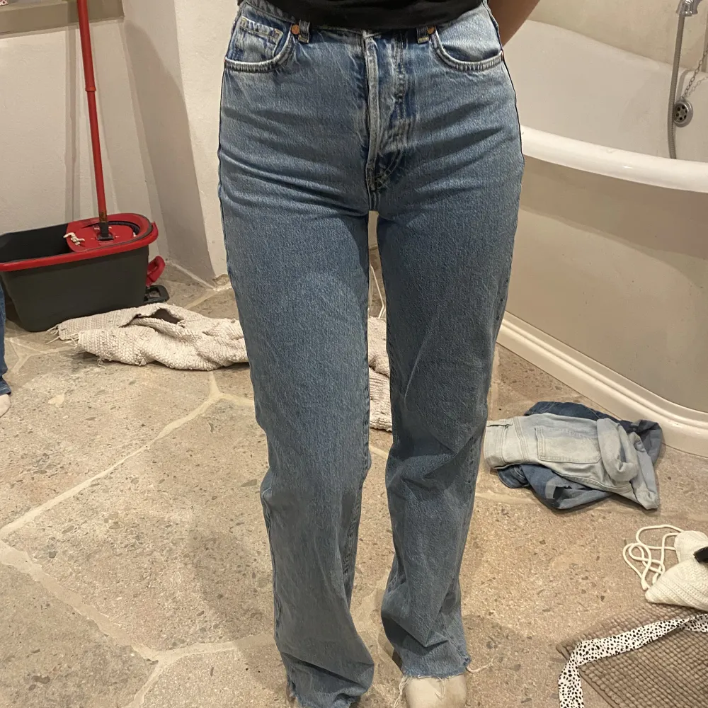 Fina blåa jeans. Size 26 length 32. Jeans & Byxor.