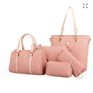 Set med 5delar - Set med 5 delar. 3 olika väskor, en plånbok och en liten necessär.Huvudmaterial TPU foder Material polyester. Kan skicka flera bilder. Helt nya inte använt. 