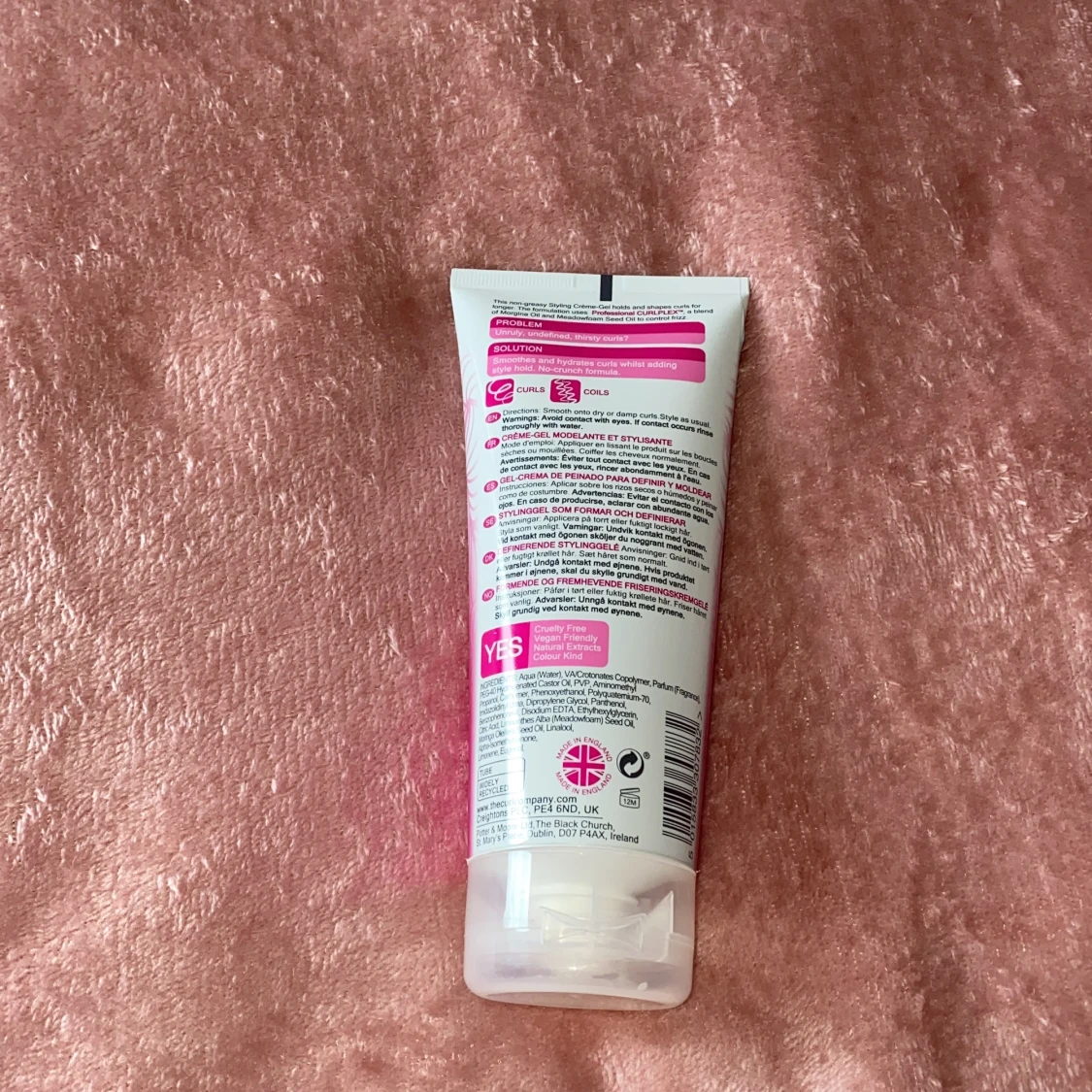 Gelé kräm för lockigt/ som vill ha lockigt hår  - 91