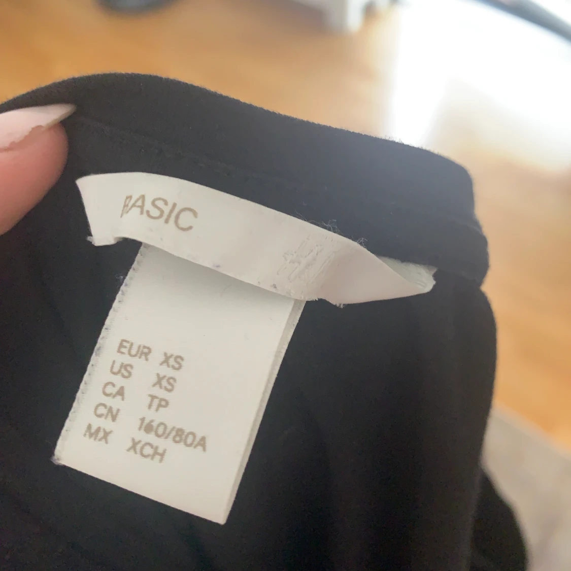 Svart Bodycon Klänning - 90