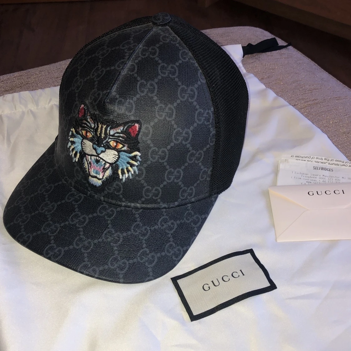 Svart gucci keps