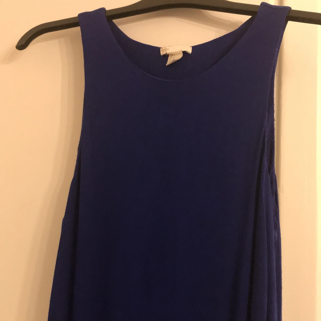 Blå strandklänning strl S - 90